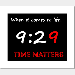 9 Minutes 29 Seconds | When it comes to life time matters | George Floyd Matters Posters and Art